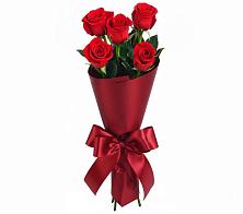 Букет 5 Красных роз Эдлесс Лав в Юбилейном Курской области