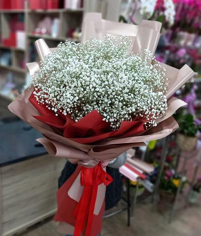 Букет цветов из: Гипсофила в Юбилейном Курской области