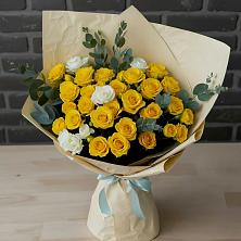 Букет цветов из:  Розы в Юбилейном Курской области