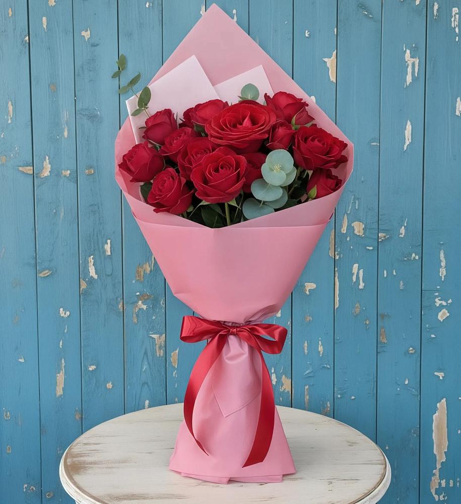 Букет цветов из: Розы в Юбилейном Курской области