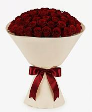 Букет 101 Бордовая роза Блэк Бакарра в Юбилейном Курской области