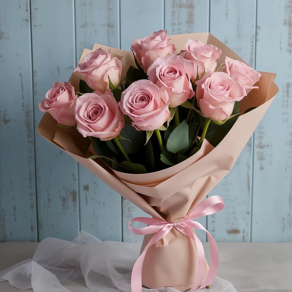 Букет цветов из: Розы в Юбилейном Курской области