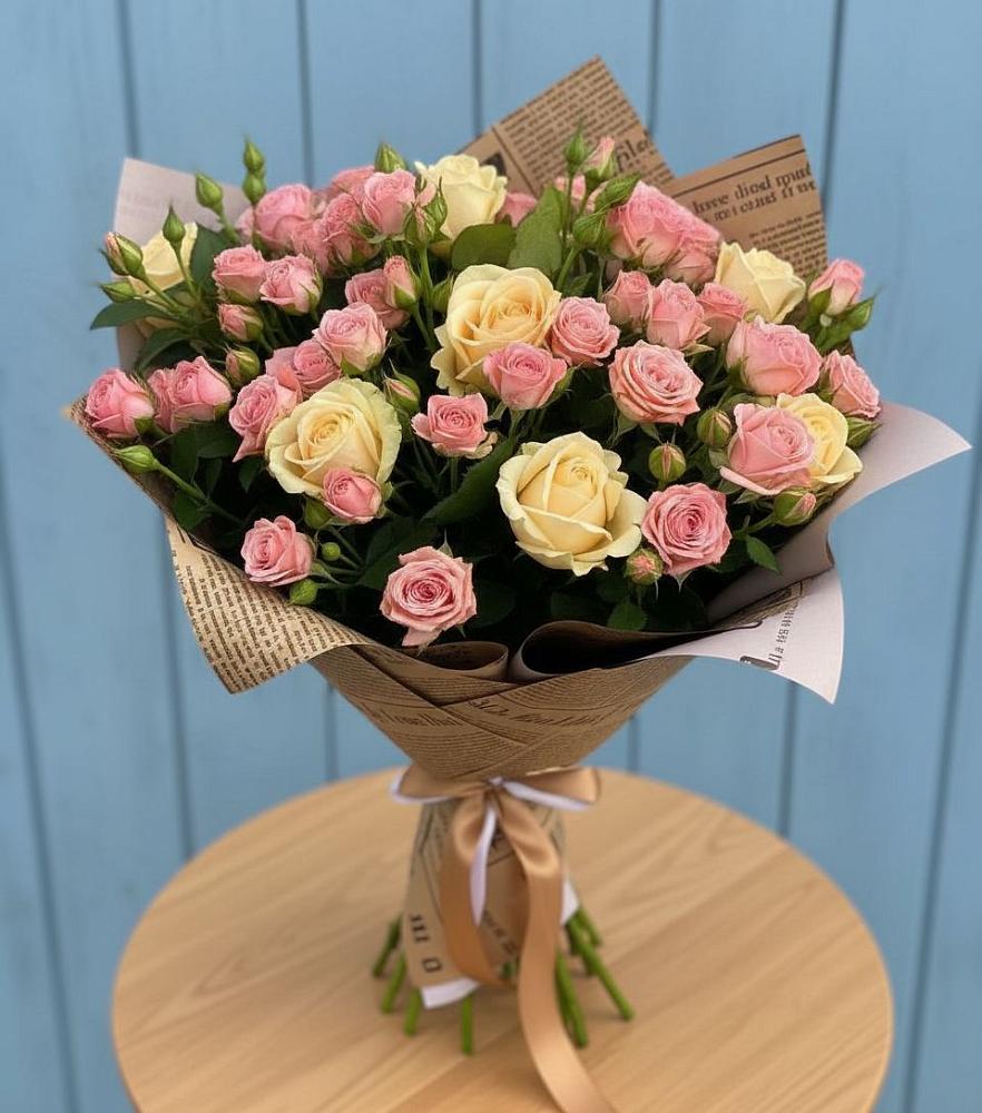 Букет цветов из: Розы в Юбилейном Курской области