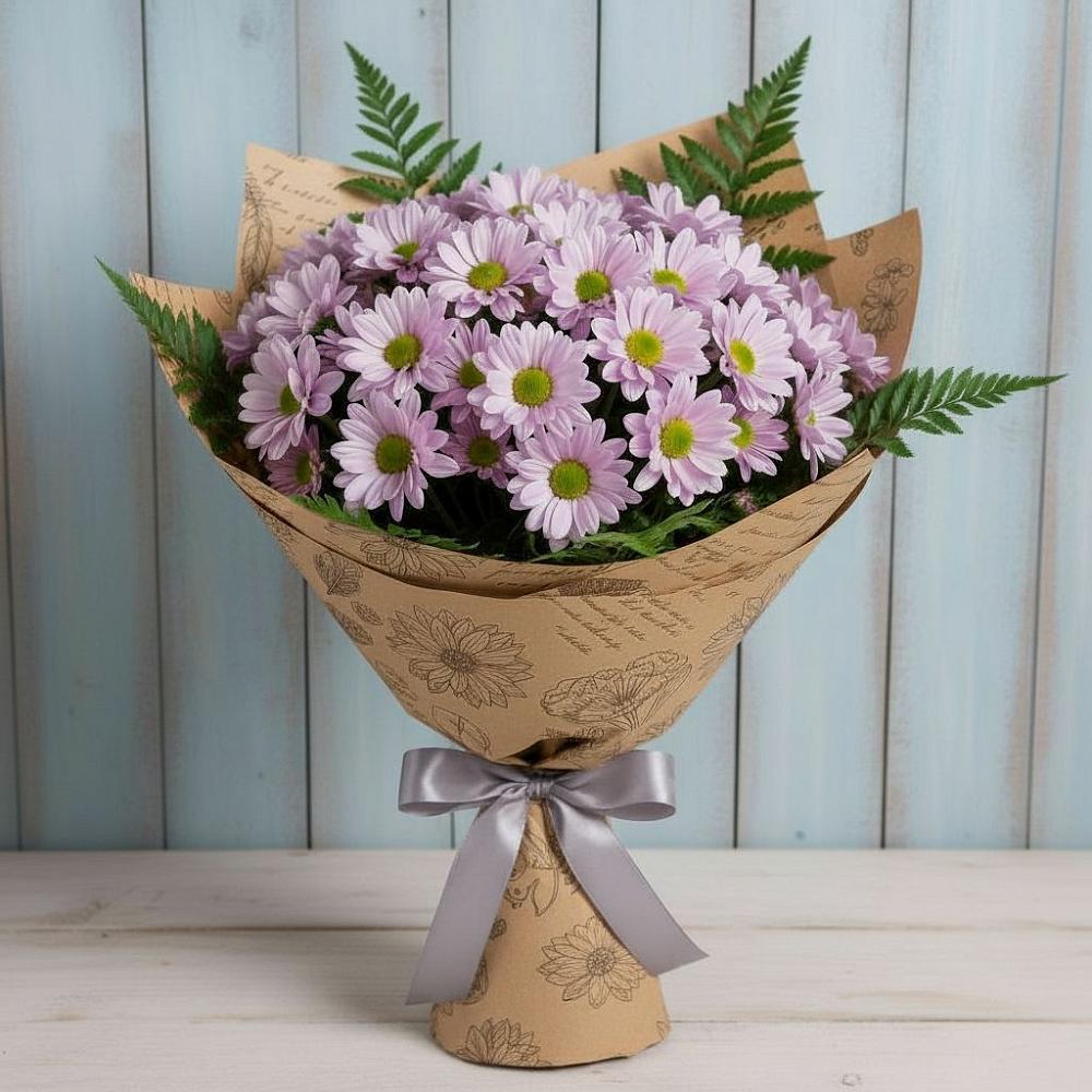 Букет цветов из: Хризантемы в Юбилейном Курской области