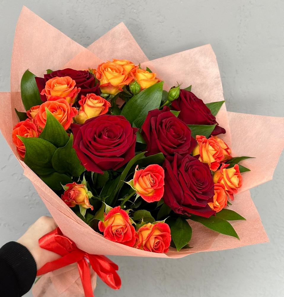 Букет Любовь и восторг в Юбилейном Курской области