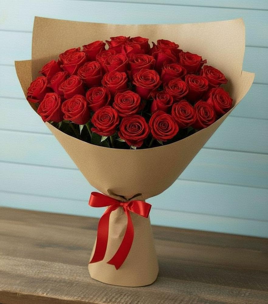 Букет Красные розы Милано в Юбилейном Курской области