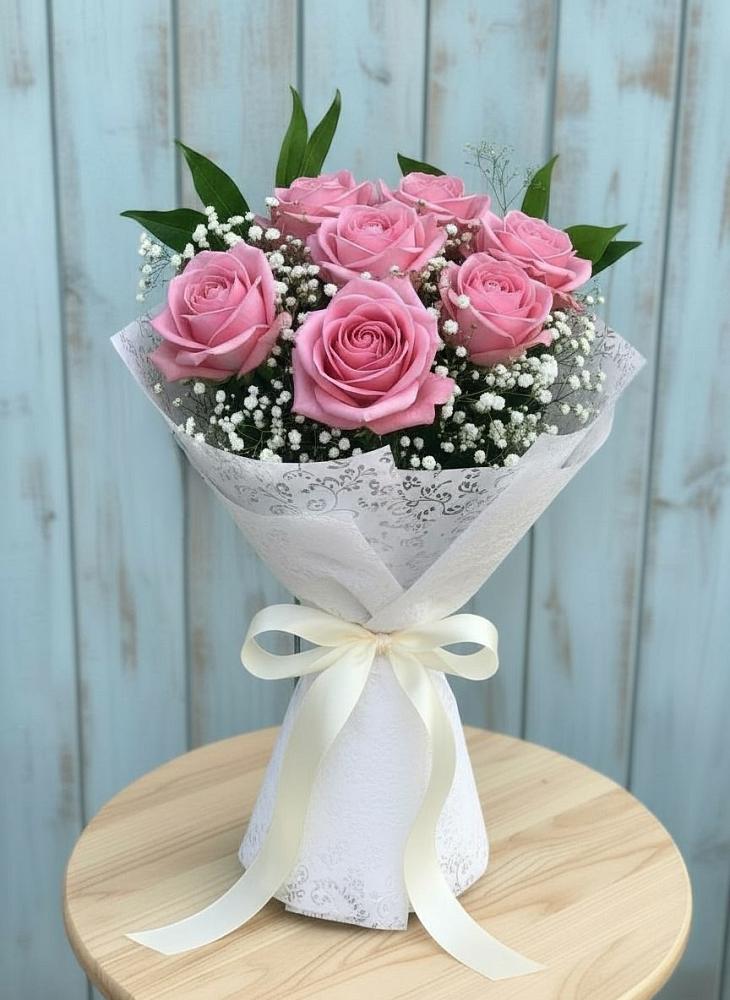 Букет цветов из: Розы в Юбилейном Курской области