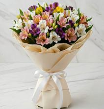 Букет цветов из:  Альстромерии #REPLACE_PRED# Юбилейном Курской области