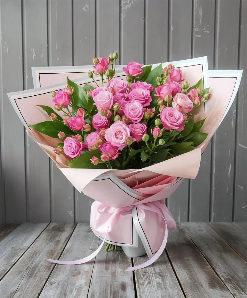 Букет Розовый кустик в Юбилейном Курской области