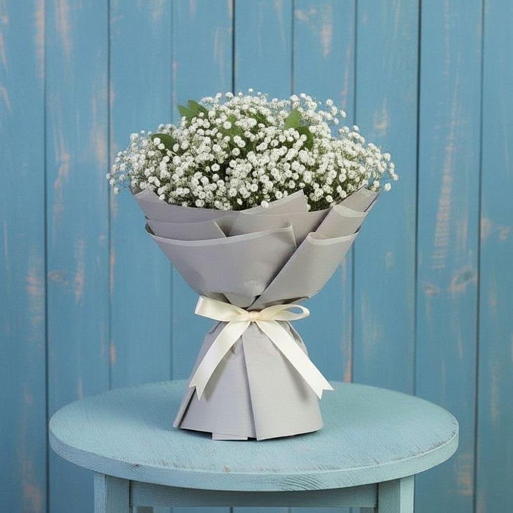 Букет цветов из: Гипсофила в Юбилейном Курской области