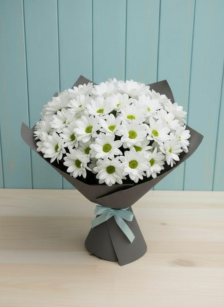 Букет цветов из: Хризантемы в Юбилейном Курской области