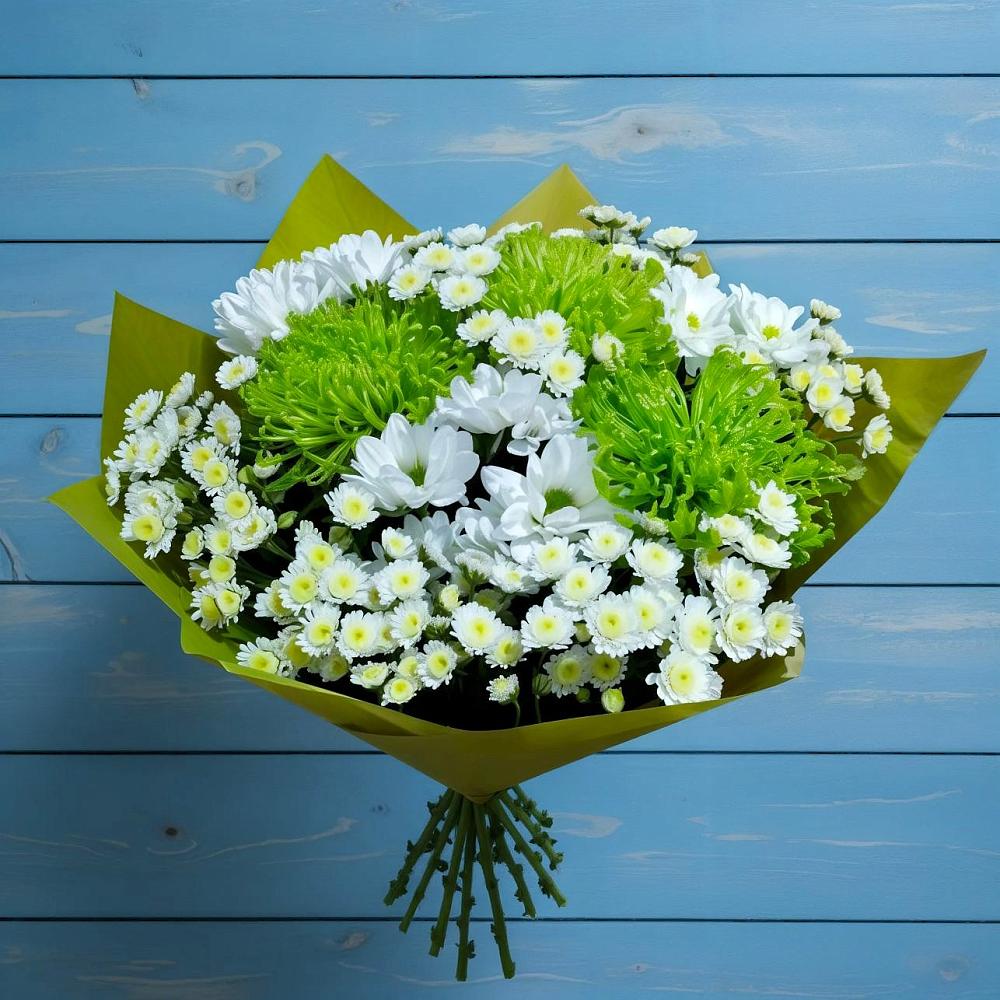 Букет цветов из: Хризантемы в Юбилейном Курской области