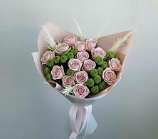 Букет цветов из:  Розы и Хризантемы в Юбилейном Курской области