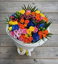 Букет цветов из:  Розы и Хризантемы в Юбилейном Курской области