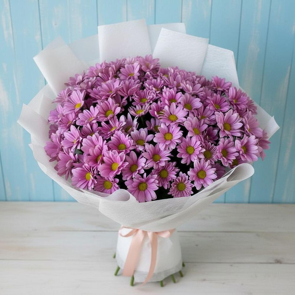 Букет цветов из: Хризантемы в Юбилейном Курской области