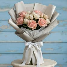 Букет цветов из:  Розы в Юбилейном Курской области