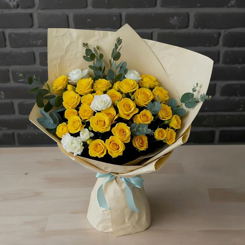 Букет цветов из: Розы в Юбилейном Курской области