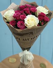 Букет цветов из:  Розы в Юбилейном Курской области