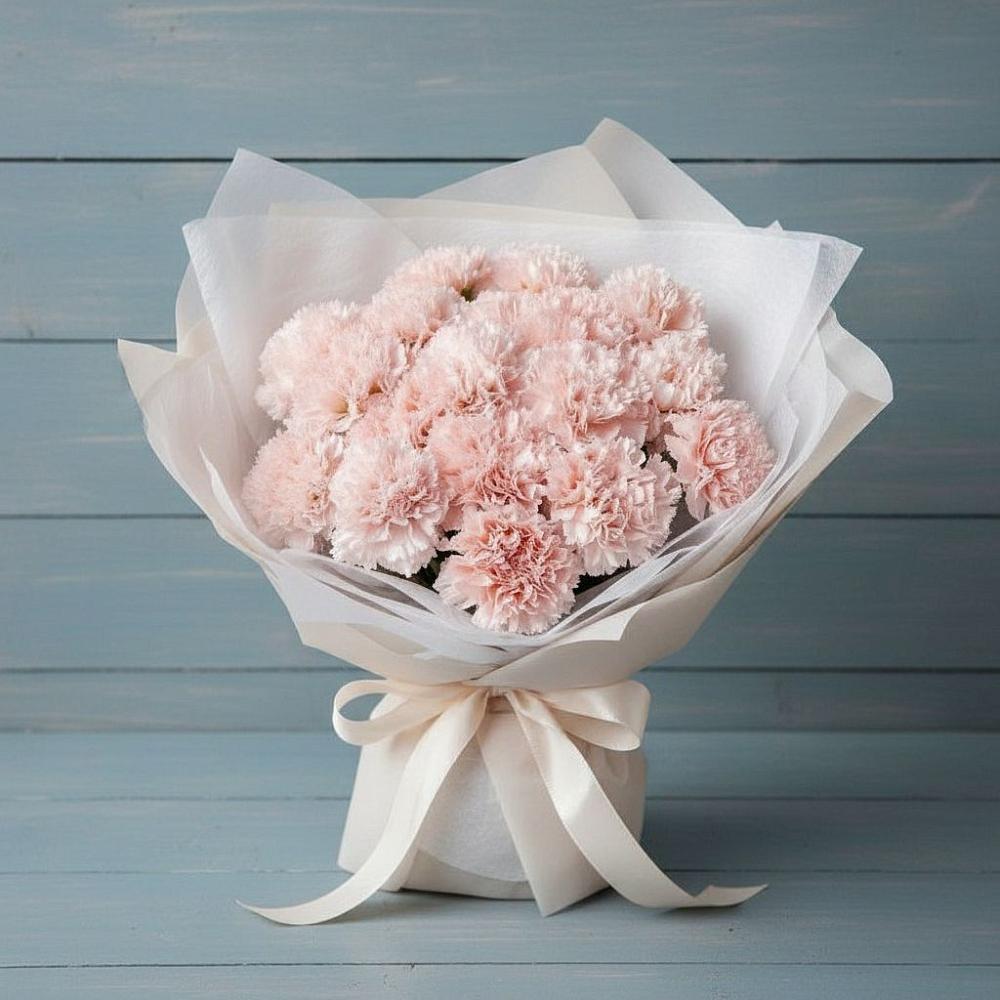 Букет цветов из: Гвоздики в Юбилейном Курской области