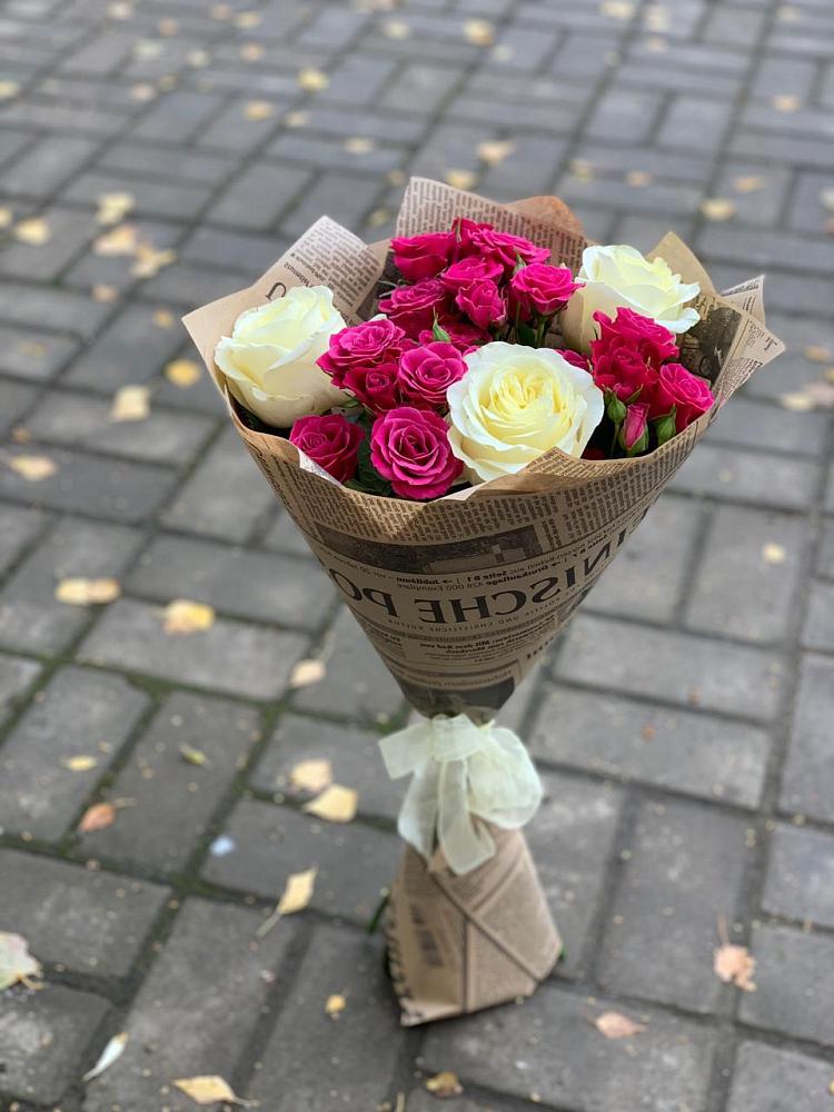 Букет цветов из: Розы в Юбилейном Курской области