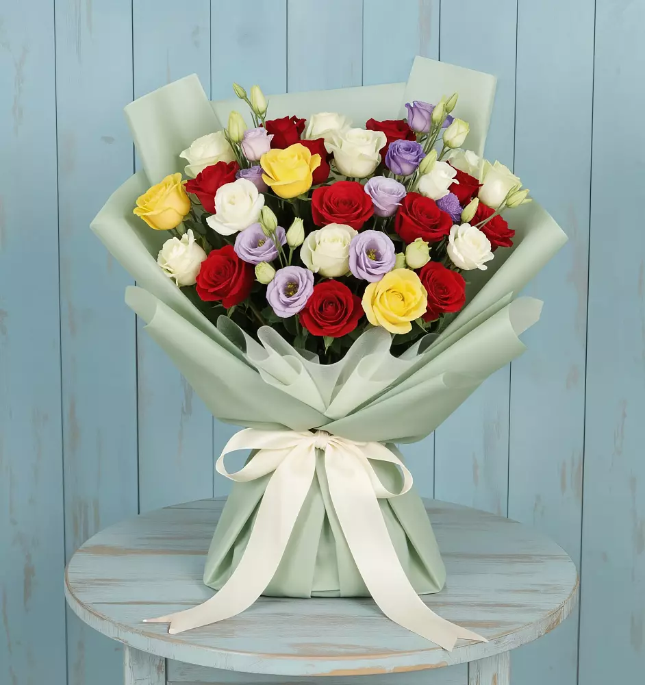 Букет цветов из: Розы в Юбилейном Курской области