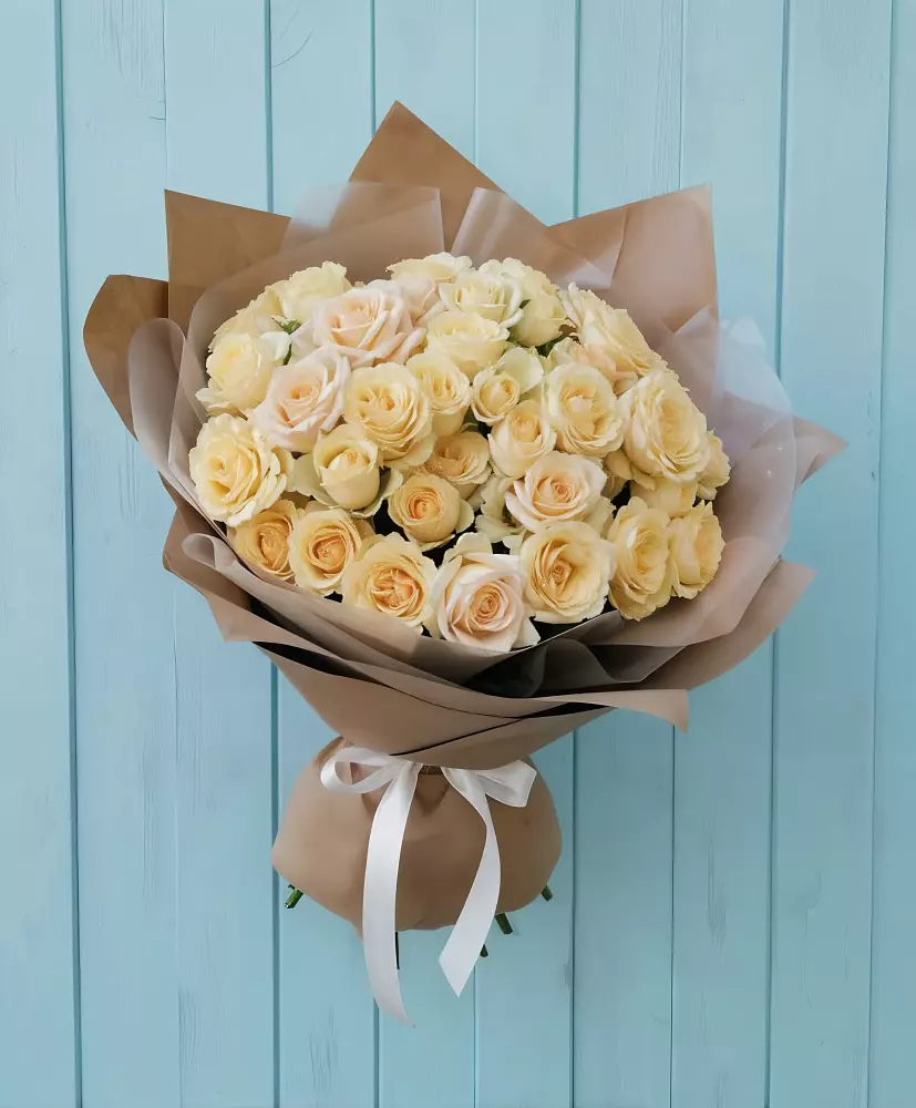 Букет Кремовое облако в Юбилейном Курской области