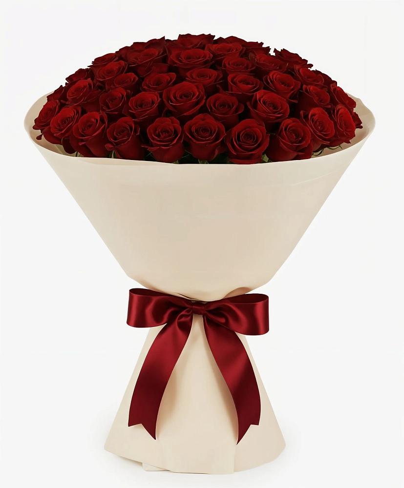 Букет 101 Бордовая роза Блэк Бакарра в Юбилейном Курской области