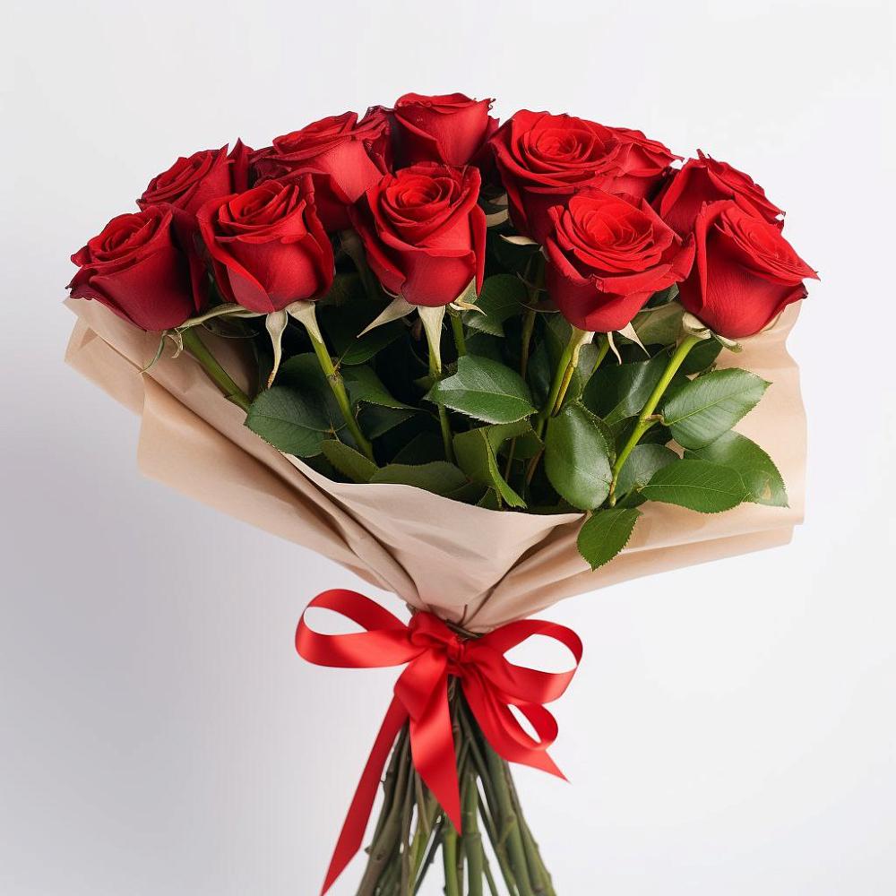 Букет 11 Красных роз Эдлесс Лав в Юбилейном Курской области