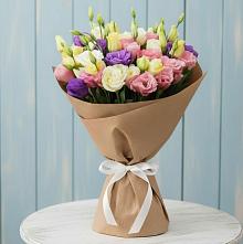 Букет цветов из:  Лизиантусы в Юбилейном Курской области
