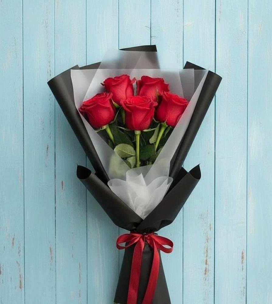 Букет цветов из: Розы в Юбилейном Курской области